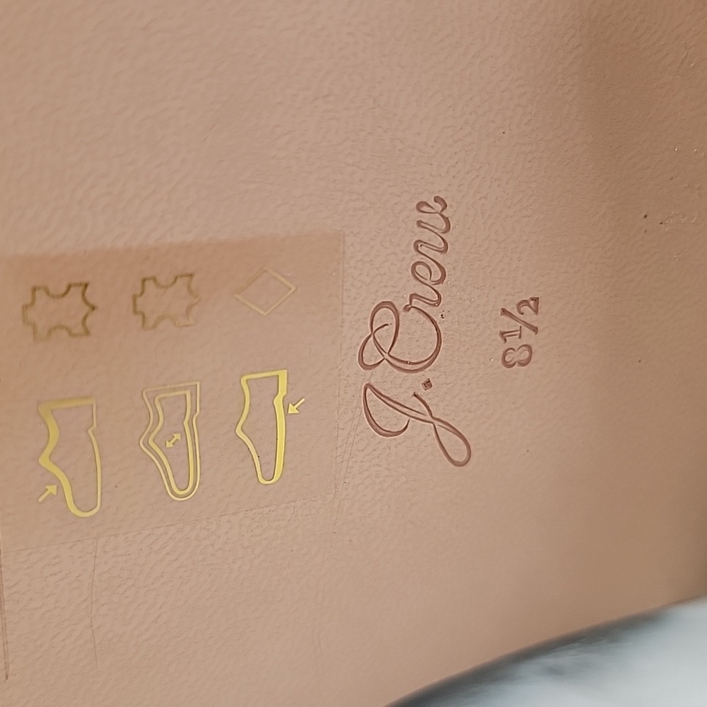 J.CREW‎ Tan Leather Over-The-Knee Fold Over Preppy Western Equestrian Boots 8.5 - Picture 8 of 16